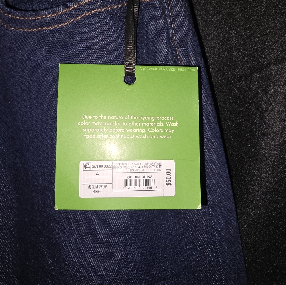Kate Spade Women's Blue Straight Jeans - Picture 5 of 5